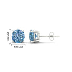 Load image into Gallery viewer, 4-carat-fancy-color-lab-grown-round-vivid-blue-stud-earrings-in-white-gold-fdear10411rogvblueangle2-4.00ct-nl-wg-hw.jpg?v=1786968026