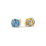 Load image into Gallery viewer, 4-carat-fancy-color-lab-grown-round-vivid-blue-stud-earrings-in-yellow-gold-fdear10411rogvblueangle4-4.00ct-nl-yg.jpg?v=1786968026
