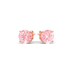 Load image into Gallery viewer, Fancy Lab Colored Diamond Round Cut Stud Earring