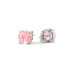 Load image into Gallery viewer, Fancy Lab Colored Diamond Round Cut Stud Earring