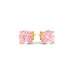 Load image into Gallery viewer, Fancy Lab Colored Diamond Round Cut Stud Earring