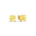 Load image into Gallery viewer, 4-carat-fancy-color-lab-grown-round-vivid-yellow-stud-earrings-in-yellow-gold-fdear10411rogvyellowangle1-4.00ct-nl-yg.jpg?v=1786968027