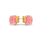 Load image into Gallery viewer, 4-carat-oval-cut-vivid-pink-diamond-stud-earrings-in-yellow-gold-fdear10411ovgvpinkangle3-4.00ct-nl-yg.jpg