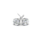 Load image into Gallery viewer, 0.25 To 5 Carat Lab Diamond Round Stud Earring 14K Gold
