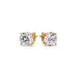 Load image into Gallery viewer, 4-carat-round-stud-earring-in-yellow-gold-FDEAR-10411RO-4.00CT-NL-YG_1200x1200.jpg?v=1771303135