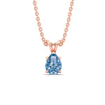Load image into Gallery viewer, Color Lab Fancy Pear Shaped Diamond Solitaire Pendant