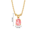 Load image into Gallery viewer, Color Lab Fancy Pear Shaped Diamond Solitaire Pendant