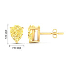Load image into Gallery viewer, 4-carat-vivid-yellow-pear-cut-3-prong-earring-in-yellow-gold-fdear10411peyellowangle2-4.00ct-nl-yg-hw.jpg