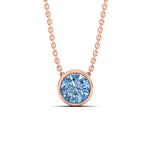 Load image into Gallery viewer, 4-ct-fancy-lab-grown-round-vived-blue-bezel-stone-pendant-in-rose-gold-fdpd10538rogvblueangle1-4.00ct-nl-rg.jpg?v=1785906888