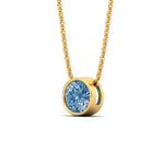 Load image into Gallery viewer, 4-ct-fancy-lab-grown-round-vived-blue-bezel-stone-pendant-in-yellow-gold-fdpd10538rogvblueangle2-4.00ct-nl-yg.jpg?v=1785906888
