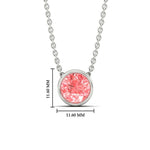 Load image into Gallery viewer, 4-ct-fancy-lab-grown-round-vived-pink-bezel-stone-pendant-in-white-gold-fdpd10538rogvpinkangle1-4.00ct-nl-wg-hw.jpg?v=1785906888