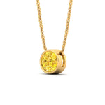 Load image into Gallery viewer, 4-ct-fancy-lab-grown-round-vived-yellow-bezel-stone-pendant-in-yellow-gold-fdpd10538rogvyellowangle2-4.00ct-nl-yg.jpg?v=1785906888