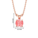 Load image into Gallery viewer, 4-ct-four-prong-fancy-lab-grown-round-vived-pink-stone-pendant-in-rose-gold-fdpd8469rogvpinkangle1-4.00ct-nl-rg-hw.jpg?v=1786081059