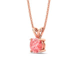 Load image into Gallery viewer, 4-ct-four-prong-fancy-lab-grown-round-vived-pink-stone-pendant-in-rose-gold-fdpd8469rogvpinkangle2-4.00ct-nl-rg.jpg?v=1786081059