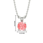 Load image into Gallery viewer, 4-ct-four-prong-fancy-lab-grown-round-vived-pink-stone-pendant-in-white-gold-fdpd8469rogvpinkangle1-4.00ct-nl-wg-hw.jpg?v=1786081059