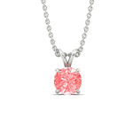 Load image into Gallery viewer, 4-ct-four-prong-fancy-lab-grown-round-vived-pink-stone-pendant-in-white-gold-fdpd8469rogvpinkangle1-4.00ct-nl-wg.jpg?v=1786081059