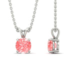 Load image into Gallery viewer, 4-ct-four-prong-fancy-lab-grown-round-vived-pink-stone-pendant-in-white-gold-fdpd8469rogvpinkangle3-4.00ct-nl-wg.jpg?v=1786081059