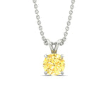 Load image into Gallery viewer, 4-ct-four-prong-fancy-lab-grown-round-vived-yellow-stone-pendant-in-white-gold-fdpd8469rogvyellowangle1-4.00ct-nl-wg.jpg?v=1786081185