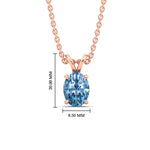 Load image into Gallery viewer, 4-ct-oval-shaped-fancy-lab-grown-vived-blue-stone-pendant-in-rose-gold-fdpd8469ovgvblueangle1-4.00ct-nl-rg-hw.jpg