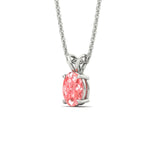 Load image into Gallery viewer, 4-ct-oval-shaped-fancy-lab-grown-vived-pink-stone-pendant-in-white-gold-fdpd8469ovgvpinkangle2-4.00ct-nl-wg.jpg