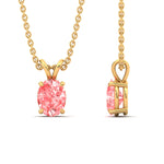 Load image into Gallery viewer, 4-ct-oval-shaped-fancy-lab-grown-vived-pink-stone-pendant-in-yellow-gold-fdpd8469ovgvpinkangle3-4.00ct-nl-yg.jpg