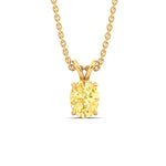 Load image into Gallery viewer, 4-ct-oval-shaped-fancy-lab-grown-vived-yellow-stone-pendant-in-yellow-gold-fdpd8469ovgvyellowangle1-4.00ct-nl-yg.jpg