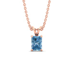 Load image into Gallery viewer, 4-ct-radiant-cut-fancy-lab-grown-vived-blue-solitaire-necklace-in-rose-gold-fdpd8469ragvblueangle1-4.00ct-nl-rg.jpg