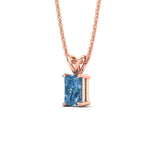 Load image into Gallery viewer, 4-ct-radiant-cut-fancy-lab-grown-vived-blue-solitaire-necklace-in-rose-gold-fdpd8469ragvblueangle2-4.00ct-nl-rg.jpg