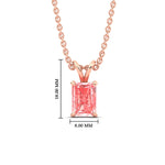 Load image into Gallery viewer, 4-ct-radiant-cut-fancy-lab-grown-vived-pink-solitaire-necklace-in-rose-gold-fdpd8469ragvpinkangle1-4.00ct-nl-rg-hw.jpg