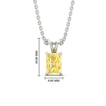 Load image into Gallery viewer, 4-ct-radiant-cut-fancy-lab-grown-vived-yellow-solitaire-necklace-in-white-gold-fdpd8469ragvyellowangle1-4.00ct-nl-wg-hw.jpg