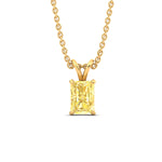 Load image into Gallery viewer, 4-ct-radiant-cut-fancy-lab-grown-vived-yellow-solitaire-necklace-in-yellow-gold-fdpd8469ragvyellowangle1-4.00ct-nl-yg.jpg