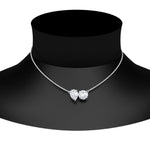 Load image into Gallery viewer, Lab Grown Diamond Toi Et Moi Pendant 14K Gold
