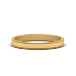 Load image into Gallery viewer, Flat Milgrain Stackable Mens Wedding Band In 14K Yellow Gold | Cuts &amp; Carat
