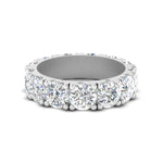Load image into Gallery viewer, 0.25 - 5 Carat Round Cut Lab Grown Eternity Wedding Band For Women 14k Gold
