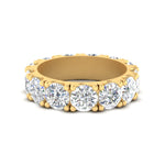 Load image into Gallery viewer, 0.25 - 5 Carat Round Cut Lab Grown Eternity Wedding Band For Women 14k Gold
