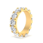 Load image into Gallery viewer, 0.25 - 5 Carat Round Cut Lab Grown Eternity Wedding Band For Women 14k Gold
