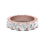 Load image into Gallery viewer, 0.25 - 5 Carat Round Cut Lab Grown Eternity Wedding Band For Women 14k Gold

