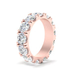 Load image into Gallery viewer, 0.25 - 5 Carat Round Cut Lab Grown Eternity Wedding Band For Women 14k Gold
