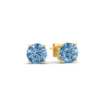 Load image into Gallery viewer, 5-carat-fancy-color-lab-grown-round-vivid-blue-stud-earrings-in-yellow-gold-fdear10411rogvblueangle1-5.00ct-nl-yg.jpg?v=1786968026