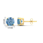 Load image into Gallery viewer, 5-carat-fancy-color-lab-grown-round-vivid-blue-stud-earrings-in-yellow-gold-fdear10411rogvblueangle2-5.00ct-nl-yg-hw.jpg?v=1786968026