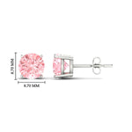 Load image into Gallery viewer, Fancy Lab Colored Diamond Round Cut Stud Earring