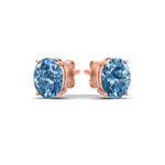 Load image into Gallery viewer, 5-carat-oval-cut-vivid-blue-diamond-stud-earrings-in-rose-gold-fdear10411ovgvblueangle3-5.00ct-nl-rg.jpg