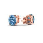Load image into Gallery viewer, 5-carat-oval-cut-vivid-blue-diamond-stud-earrings-in-rose-gold-fdear10411ovgvblueangle4-5.00ct-nl-rg.jpg