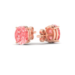 Load image into Gallery viewer, 5-carat-oval-cut-vivid-pink-diamond-stud-earrings-in-rose-gold-fdear10411ovgvpinkangle4-5.00ct-nl-rg.jpg