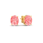 Load image into Gallery viewer, 5-carat-oval-cut-vivid-pink-diamond-stud-earrings-in-yellow-gold-fdear10411ovgvpinkangle1-5.00ct-nl-yg.jpg