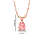 Load image into Gallery viewer, Color Lab Fancy Pear Shaped Diamond Solitaire Pendant