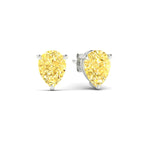 Load image into Gallery viewer, 5-carat-vivid-yellow-pear-cut-3-prong-earring-in-white-gold-fdear10411peyellowangle1-5.00ct-nl-wg.jpg