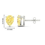 Load image into Gallery viewer, 5-carat-vivid-yellow-pear-cut-3-prong-earring-in-white-gold-fdear10411peyellowangle2-5.00ct-nl-wg-hw.jpg