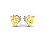 Load image into Gallery viewer, 5-carat-vivid-yellow-pear-cut-3-prong-earring-in-white-gold-fdear10411peyellowangle3-5.00ct-nl-wg.jpg