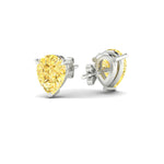 Load image into Gallery viewer, 5-carat-vivid-yellow-pear-cut-3-prong-earring-in-white-gold-fdear10411peyellowangle4-5.00ct-nl-wg.jpg
